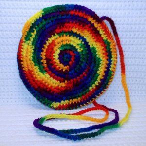 Crochet Bag - Groovy Rainbow